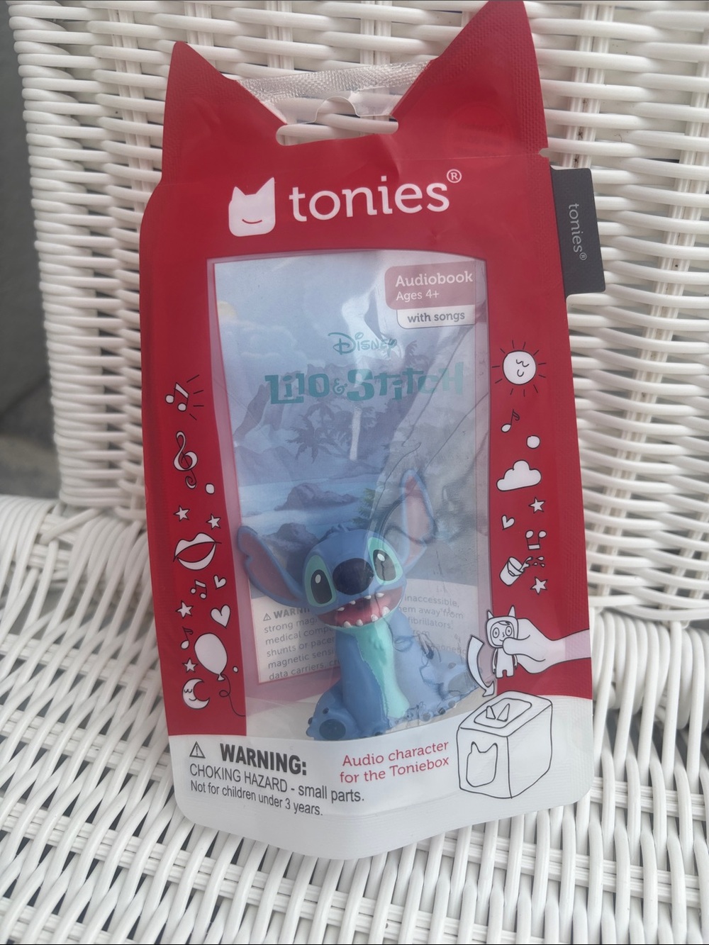 Disney Lilo & Stitch Red Collectible Tonie Packaging